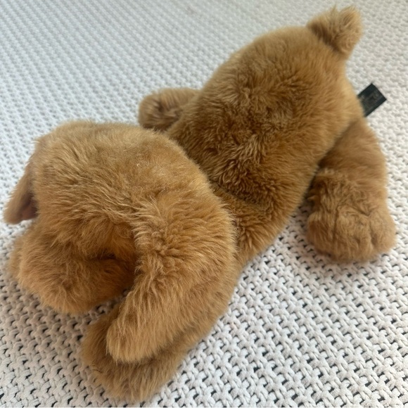 WOOZER Vintage 1990s Russ Berrie Plush Golden Retriever Dog Beans Lovable Plush - Picture 3 of 10